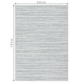 thumbnail image 5 of Sunnydaze Artistic Storms Modern Flat Weave Gray Abstract Stripes Outdoor Area Rug, 5' x 7', 5 of 8