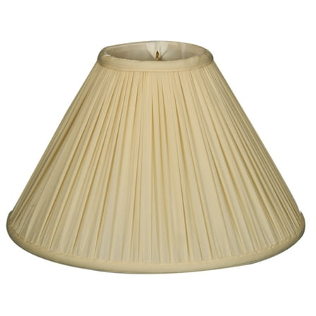 Royal Designs 14" Coolie Empire Gather Pleat Lamp Shade Eggshell