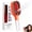 orange, variant on IFRINID Detangling Spray Comb with Water Mister, Portable Styling Brush for Wet and Dry Use