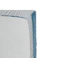 thumbnail image 2 of Ambesonne Colorful Fitted Sheet, Shore Palm Tree Island, Twin Size, Blue Green, 2 of 2