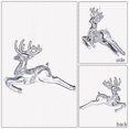 thumbnail image 3 of Conjunto de adornos navideños, gotas de carámbano transparentes colgantes decoraciones para árboles de Navidad colgantes para fiesta de Año Nuevo de Navidad, 3 of 5