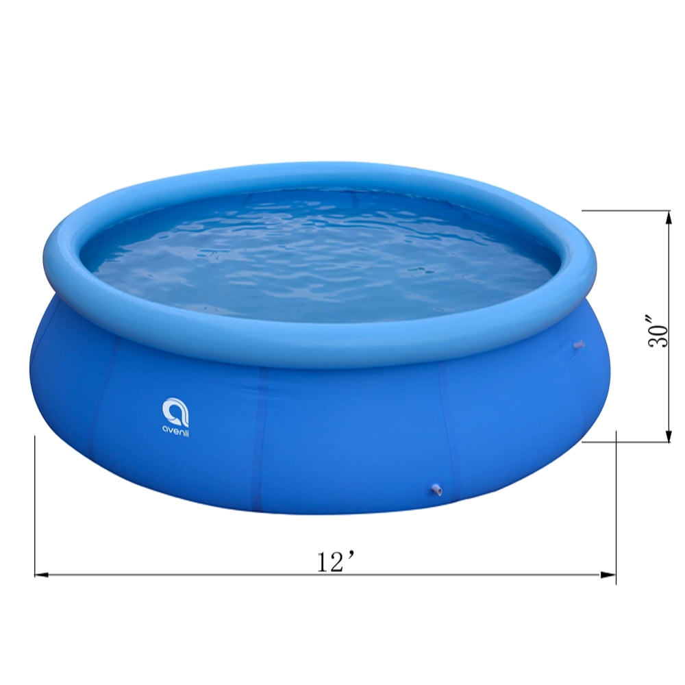 JLeisure 12 Ft x 30 In Prompt Set Inflatable Kids Swimming Pool (2 Pack)