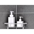 thumbnail image 1 of Bathroom Shelf, No Punching Shower Basket Adhesive Corner Shelves, 1 of 2