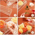 thumbnail image 4 of Clear Acrylic Flower Vase, Rectangular Floral Centerpiece For Dining Table, Acrylic Flower Arranger For Home Wedding, 4 of 5
