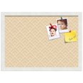 thumbnail image 2 of PinPix 20x14 Custom Cork Bulletin Board Peaks Modern Pattern Beige Poster Board Has a Fabric Style Canvas Finish, Framed in Peaks Modern Pattern Beige, by ArtToFrames (PinPix-1792), 2 of 6