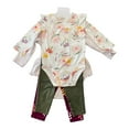 thumbnail image 2 of Carter's Baby Girl's 4 Piece Long Sleeve Body Suits & Leggings Set, 2 of 2