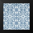 thumbnail image 2 of Vision Studio 20x20 Black Modern Framed Museum Art Print Titled - Chambray Tile VI, 2 of 5