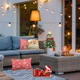 thumbnail image 4 of Merry Christmas Pillow Covers 12x20 Set of 4 Cute Pink Xmas Throw Pillow Covers Winter Holiday Pillow Covers Pillow Cases Home Outdoor Sofa Couch Cushion Covers for New Year(12 by 20), 4 of 4