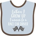thumbnail image 3 of Inktastic Future Race Car Driver Childs Boys Baby Bib, 3 of 4