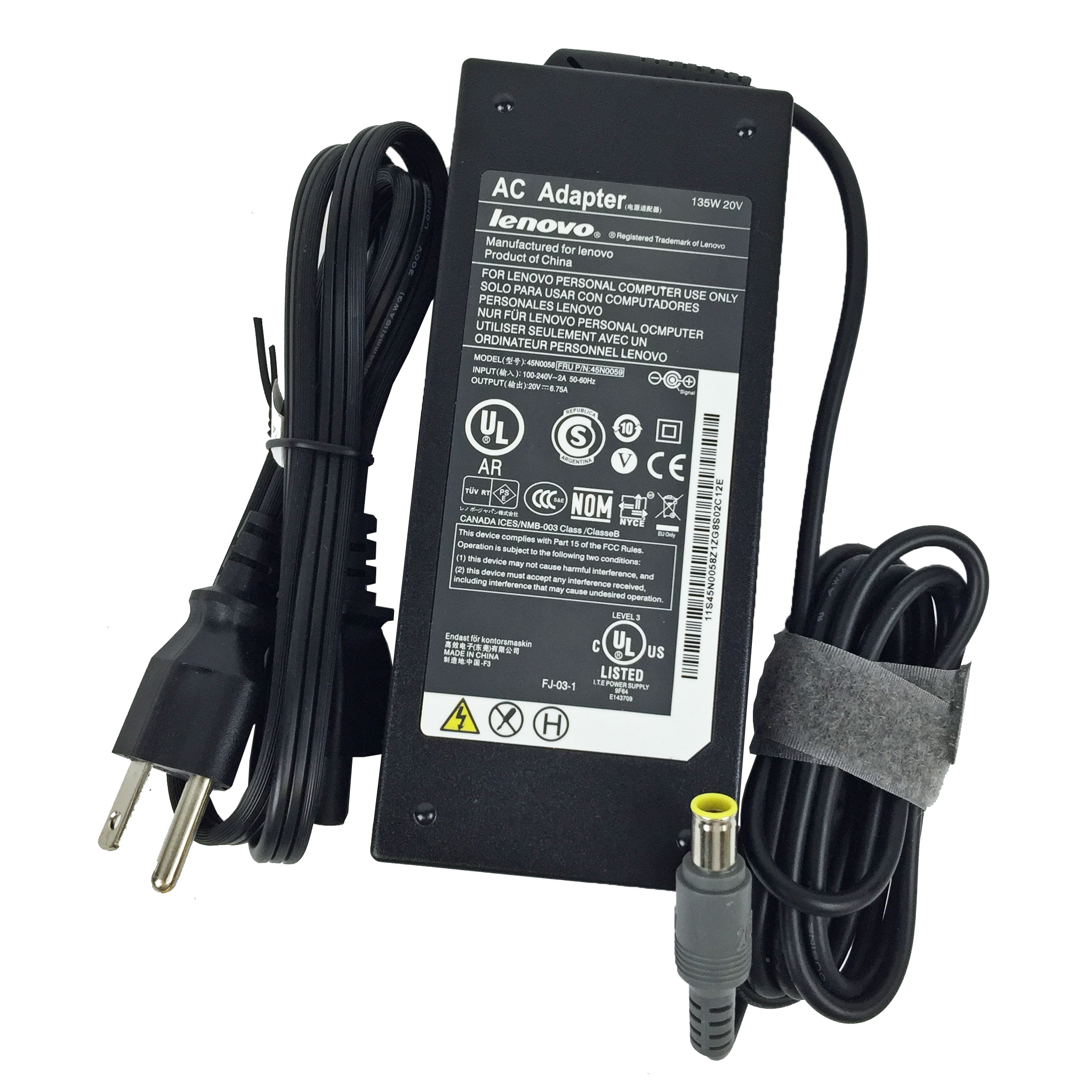New Lenovo Original OEM Genuine AC Adapter Power Cable Charger for