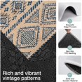 thumbnail image 3 of Blue Geometric Diamond Triangle Pattern Kitchen Rugs Sets Of 3,Kitchen Runner Rugs Non Skid Washable,Decorative Kitchen Floor Mats for Kitchen,Sink,Laundry,17"x30"+ 17"x47" + 17"x59", 3 of 6