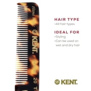 Kent 20T Handmade Folding Pocket Comb for Men, Fine Tooth Hair Comb Straightener for Everyday Grooming Styling Hair, Beard or Mustache, Use Dry or with Balms, Saw Cut, Made in England