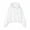 White, variant on NinXxx Women's Cropped Heavyweight Drop Shoulder Hoodie Fall Winter M