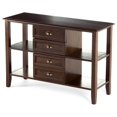 thumbnail image 1 of Simpli Home Console Burlington Marron Espresso, 1 of 5
