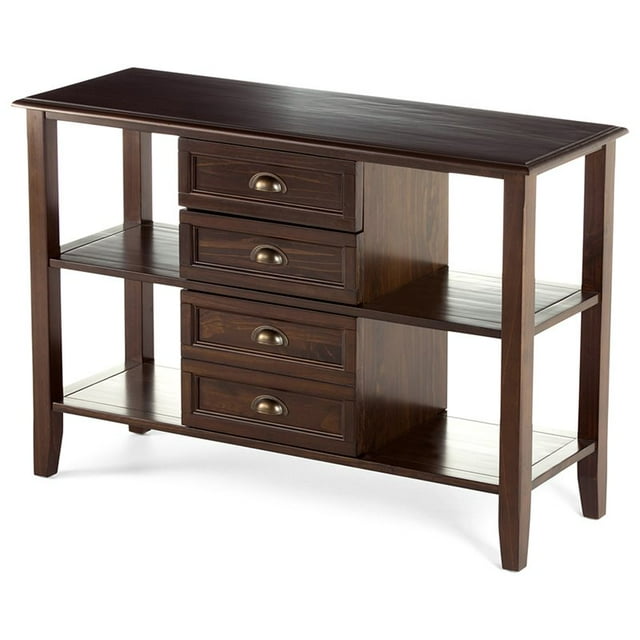 Simpli Home Console Burlington Marron Espresso