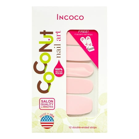 Coconut Nail Art by Incoco Nail Polish Strips, Ever (Best Nail Art Kit)