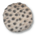 thumbnail image 1 of Leopard Feather Design Round Throw Pillow Home Decoration Cushion, 1 of 3