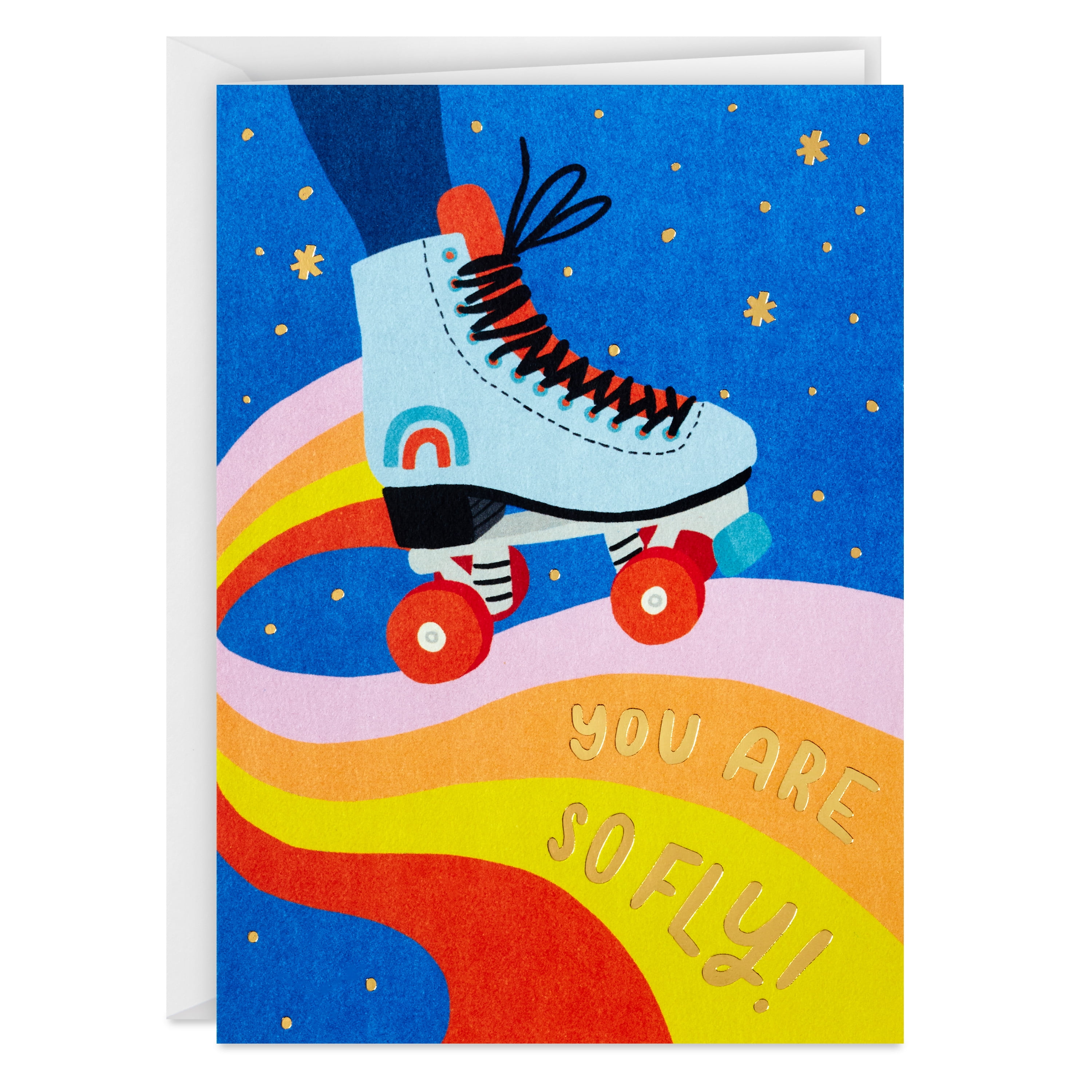 Hallmark Note Cards (You Are So Fly Roller Skate), 12 ct.