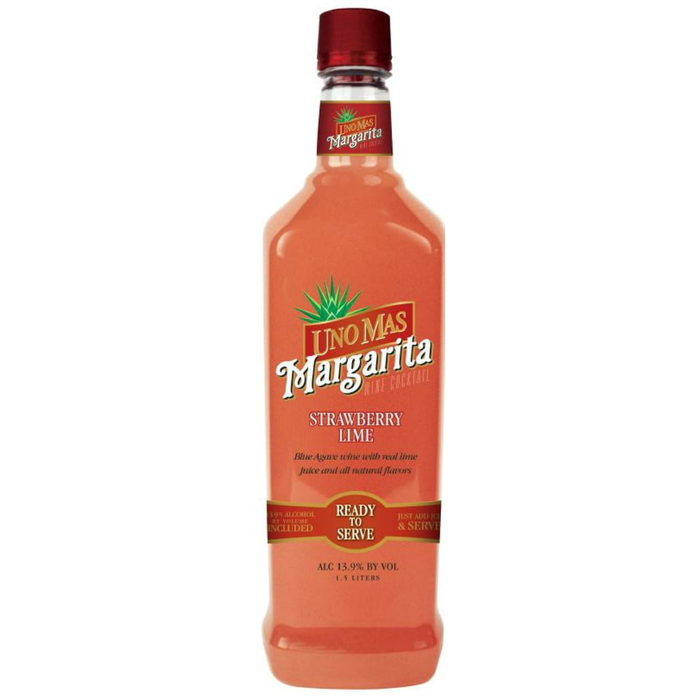 Uno Mas Strawberry Lime Margarita Wine Cocktail, 1.5 L