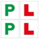 thumbnail image 5 of GOOHOCHY 4 imanes para coche con letras LP, pegatinas para conductores principiantes., 5 of 8
