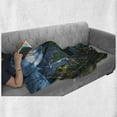 thumbnail image 5 of Landscape Soft Flannel Fleece Blanket, Panoramic Reine Reinebringen Lofoten Islands Norway Nordic Nature Outdoor Scene, Cozy Plush for Indoor and Outdoor Use, 50" x 60", Multicolor, by Ambesonne, 5 of 5