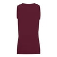 thumbnail image 2 of Augusta Sportswear - Women's Sleeveless V-Neck Jersey - Color - Maroon - Size - M, 2 of 4
