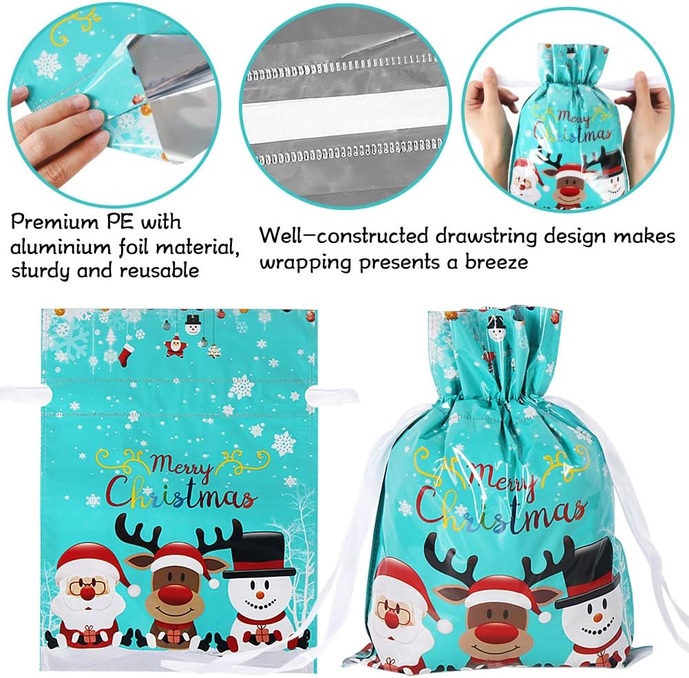 Gxrteck Christmas Gift Bags - 45 Pack Assorted Sizes photo 7