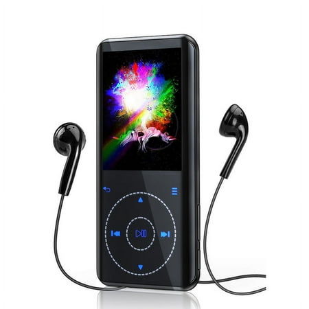 RUIZU 32GB MP3 Player with Bluetooth, Speaker Built-in, FM Radio, Voice Recorder, Curved Screen, New
