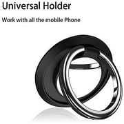 Phone Ring Stand Holder, TIQUS [4Pack] Universal 360 Rotation Smartphone Finger Ring Grip Stand [Black]