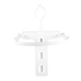 thumbnail image 1 of OULII 2Pcs Household White Plastic Hoodie Hanging Rack Foldable Stretchable Clothes Hangers, 1 of 8