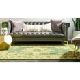 thumbnail image 4 of Unique Loom Oasis Medici Rug Green/Cream 3' 3" x 5' 3" Rectangle Floral Bohemian Perfect For Living Room Bed Room Dining Room Office, 4 of 6