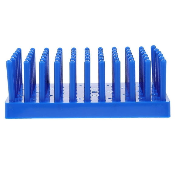 1pc Practical Test Tube Drain Rack Blue Test Tube Rack Test Tube Stand
