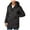 black, variant on Calvin Klein Mens Winter Hooded Puffer Jacket, Black, Small