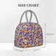thumbnail image 2 of Disketp The Garden Tricolor Pansy Flower Bolsa Térmica para Almuerzo, Lonchera con Abertura Amplia y Gran Capacidad, Organizador Reutilizable para Mujeres, Hombres y Adultos, 2 of 6
