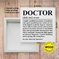 thumbnail image 2 of Zomyto 5"x5" Doctors ,Appreciation Thank Yous for Doctor,Doctor Retirement Birthday Christmas,New Doctor Medical Students Graduations,Real Life Superhero,Wooden Box Sign, 2 of 5