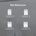 thumbnail image 2 of Sleep Zone 85gsm Luxury Plush Solid Microfiber Comforter Set, All Season Ultra Soft Bedding, Full White, 2 of 10