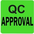 thumbnail image 3 of QC Approval Labels,2 Inches Fluorescent Green "QC Approval" Labels/Stickers,Inventory Quality Control Stickers(Pack of 500), 3 of 3