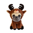 thumbnail image 2 of Cute Plush Reindeer Outfit Stuffed Animal - Soft Huggable Design With Festive Antlers And Red Nose, Plush Toy For Kids, Christmas Decor, Holiday Gifting, 2 of 7