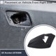 thumbnail image 3 of Tapa de cubierta del pulverizador del faro del lado derecho del parachoques Unique Bargains para Cadillac CTS 2008-2014, cubierta del pulverizador del parachoques No.25793666 sin pintar 1 Pcs, 3 of 7