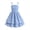 Blue, variant on IBTOM CASTLE Girl Summer Smocked Dress Teen Graduation School Prom Frock Tween Wedding First Communion Junior Homecoming Dress 10 Years Blue