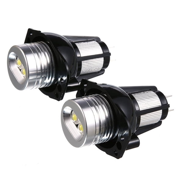 2x LED Angel Eye Halo Ring Marker Light Bulb 20W for E90 E91