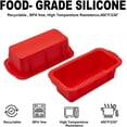 thumbnail image 5 of 10in Silicone Bread Loaf Pans for Homemade Bread, Non-Stick Bread Baking Pans with Oven Gloves Set, Non-Stick Easy Release, Ideal for Bread, Toast, Brownie, Homemade Cakes and Quiche Pie, Black, 5 of 8