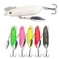 thumbnail image 4 of Hyasfey 7.5CM/20G Sinking VIB Hard Lure with Spinner Blade Hook Long Casting Rotating Sequin Artificial Fishing Bait Saltwater Freshwater Bass Pike Fishing Accessories, 4 of 7