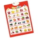 thumbnail image 1 of Ounissouiy Póster de números de preescolar en inglés, tabla de pared de PVC interactiva con sonido, juguete educativo temprano para Decoración del hogar Tipo 2, 1 of 6