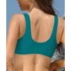 thumbnail image 2 of Bikini de Cintura Alta con Nudo Delantero para Mujer,Traje de baño de Tres Piezas Top Only - Verde profundo M Top Only - Verde profundo M Xishao ropa, 2 of 2