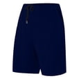 thumbnail image 2 of BiZtdJrK Mens Big and Tall Sweat Shorts Drawstring Elastic Waisted Running Athletic Short Sweatpants Loose Fit Solid Casual Shorts with Pockets Dark Blue XXL, 2 of 5