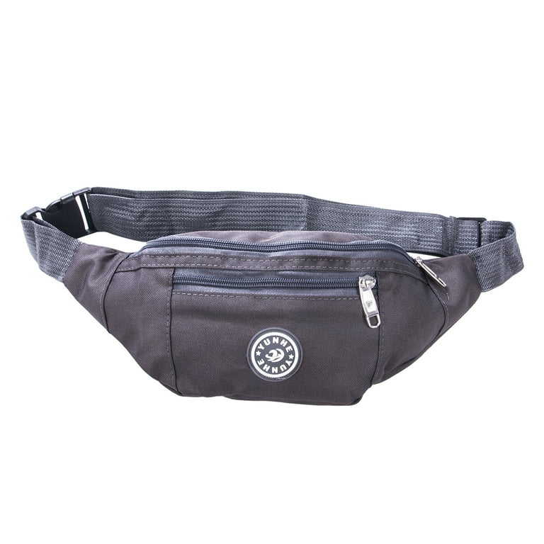 Waist Bag Outdoor for Running Oxford Cloth Bumbag With Adjustable Waistband 2 Zip Pockets Travel Hiking Fashion Cycling Sport Bag
