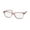 blush crystal, variant on Kendall + Kylie KKO121G GIA 2 Women's Black Frame Eyeglasses