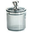 thumbnail image 2 of Cotton Swab Storage Box Transparent Smooth Edge with Lid Dustproof Moisture-proof Store Cosmetics Desktop Organizer Bear Cotton Qtip Storage Box Household Supplies, 2 of 8
