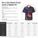 thumbnail image 5 of Balery Tropical Flower Camisas hawaianas de manga corta para hombre, camisas playeras de corte holgado, camisas de vacaciones con botones,XX-Large, 5 of 7